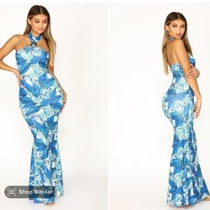 Fashion Nova coconut maxi dress